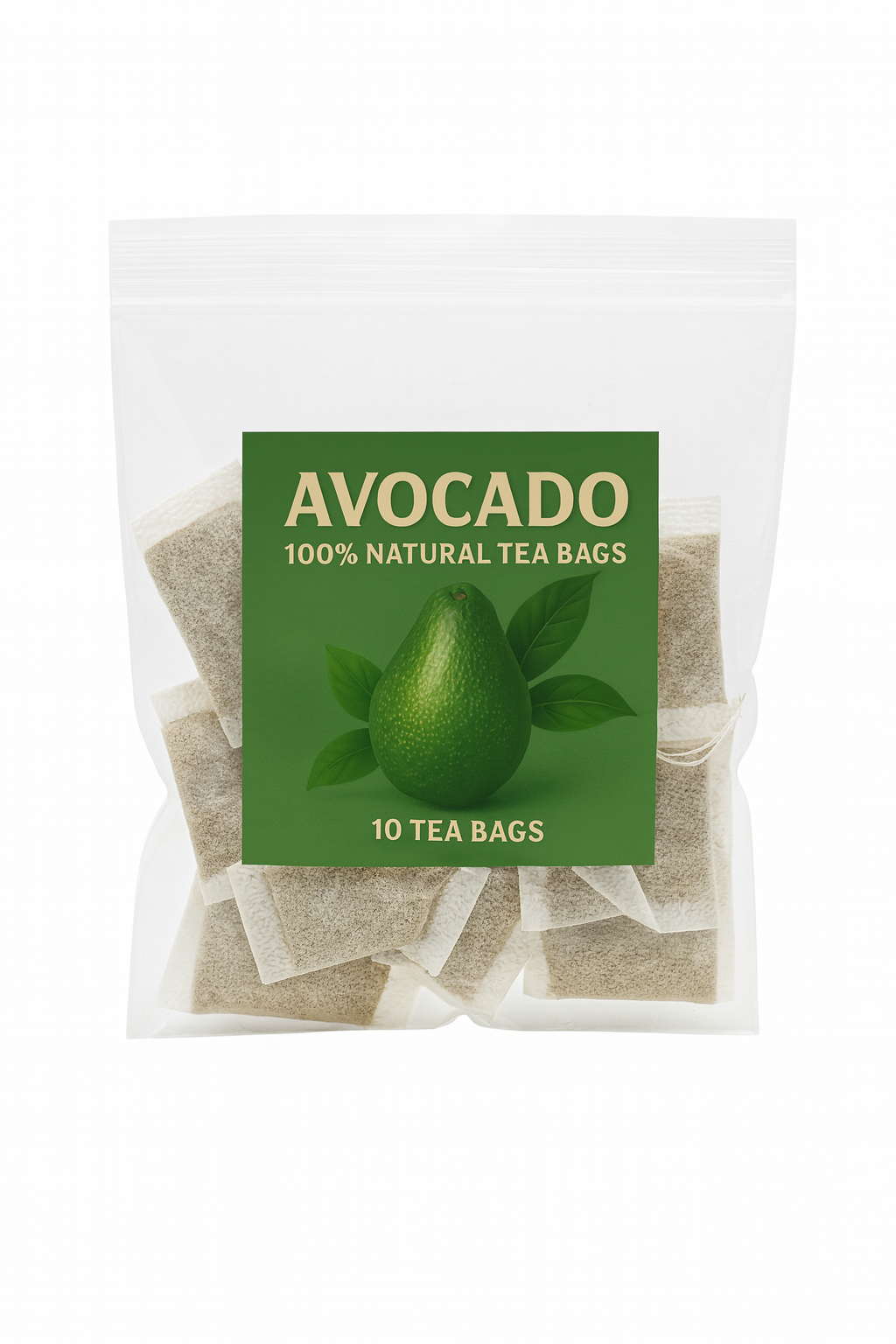 Avocado Herbal Wellness Tea – 100% Natural Detox Blend (10 Tea Bags)