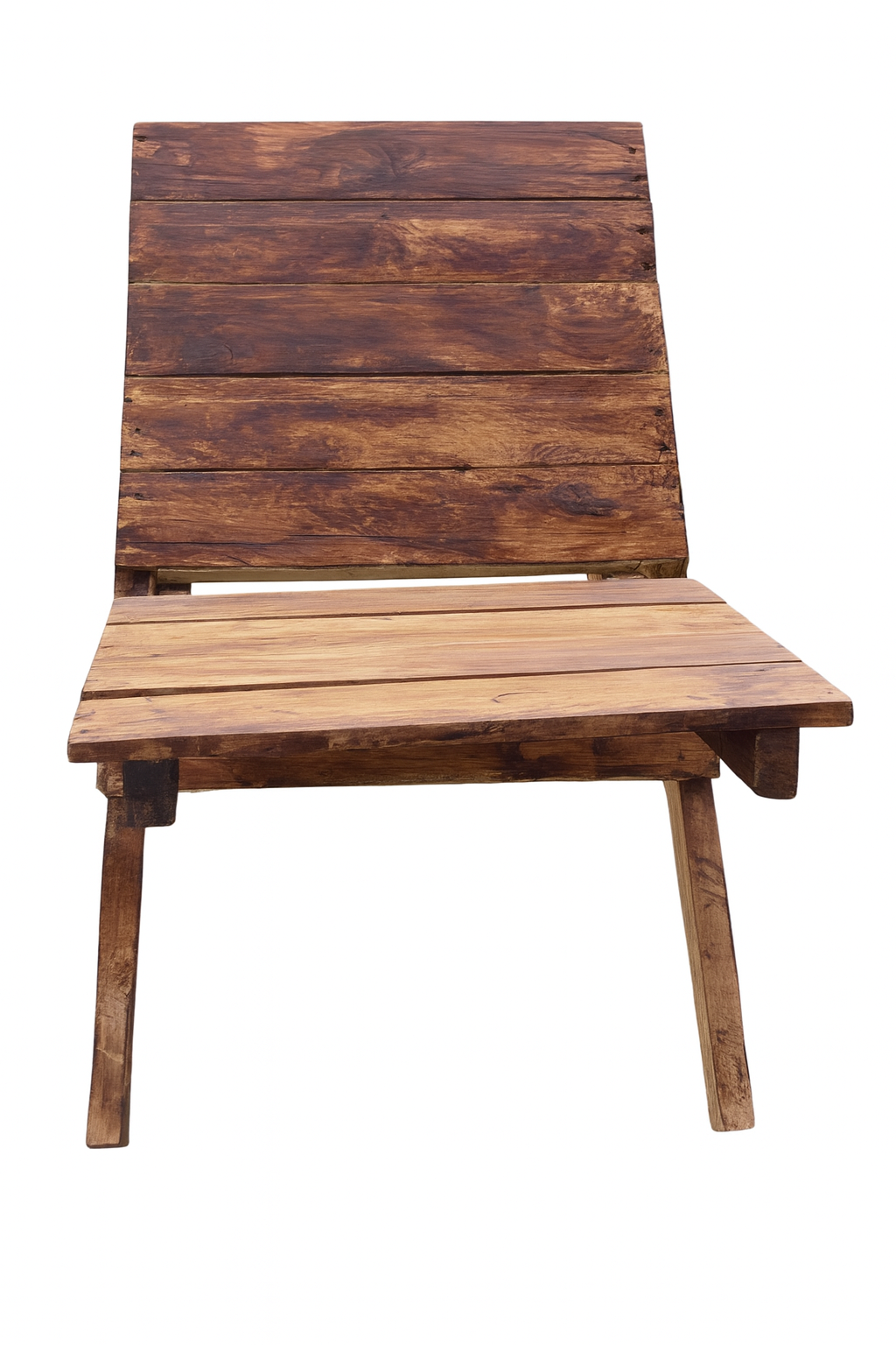 Portable 2 piece Wooden Beach Chair