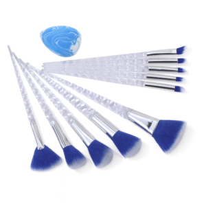 10-Piece Makeup Brush Set with Beauty Blender Sponge