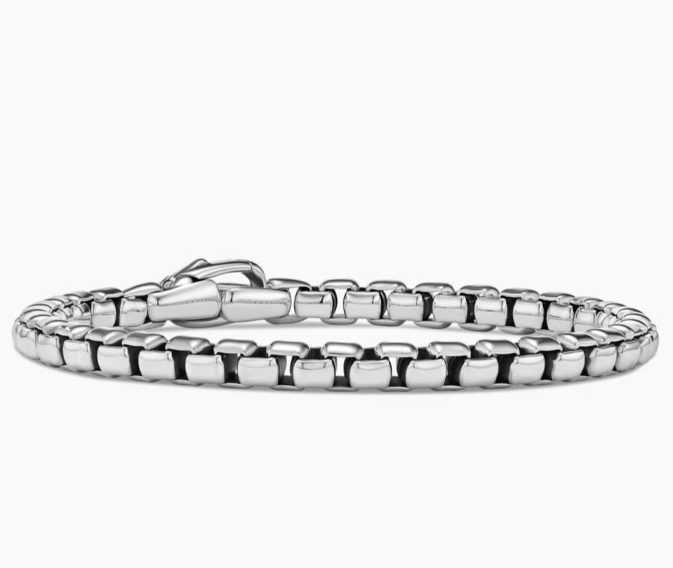 DAVID YURMAN Box Chain Bracelet Sterling Silver, 5mm
